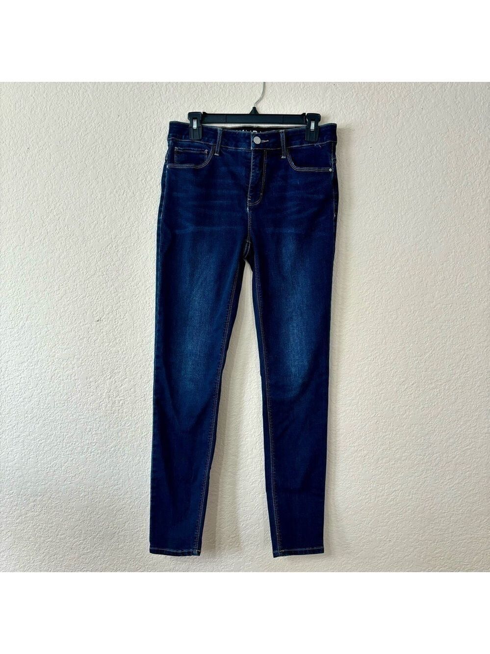 White House Black Market Skinny Jeans Size 6R Dark Wash Indigo High Rise Stretch